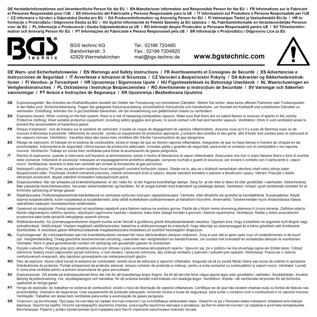 BGS 9153 Outil de déconnexion pour conduite de carburant MINI Cooper - 3