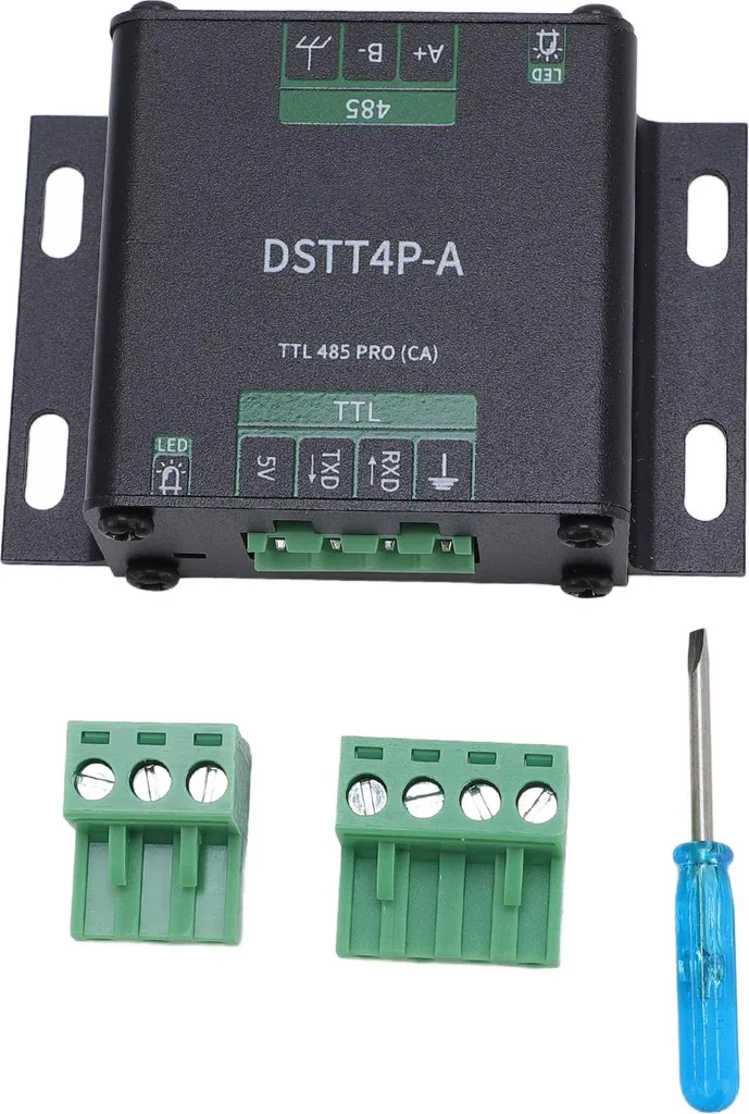 Adattatore TTL a RS485 Isolato PRO - Chip SP3485 e Case in Alluminio