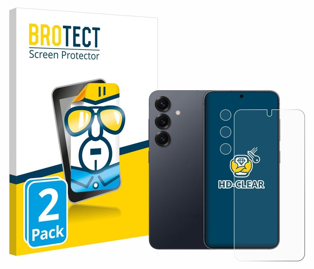 2x Für Samsung Galaxy S25 (Display+Kamera) Schutzfolie Produktbild 