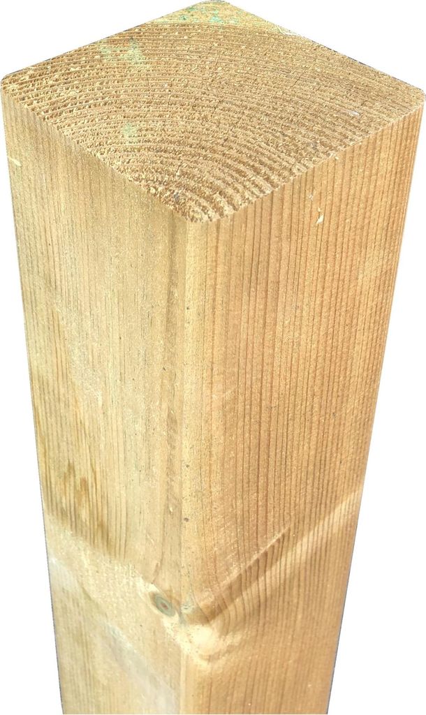 Kantholzpfosten grün 7 x 7 x 210 cm