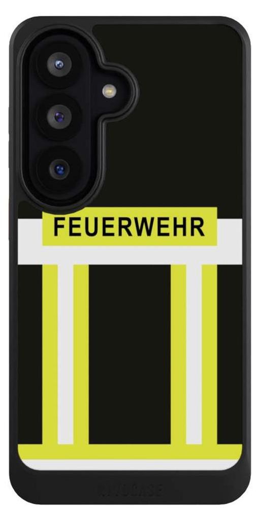 NIVOCASE Hülle für Samsung Galaxy S26 Handyhülle NIVOcore Case Schwarz Beruf Feuerwehr Feuerwehrmann