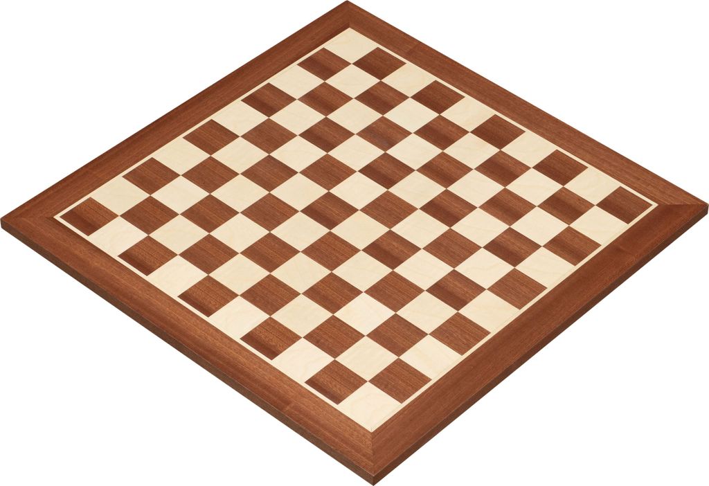 Doppelseitiges Holzbrett - Dame 64 Felder + 100 Felder (Intarsie)