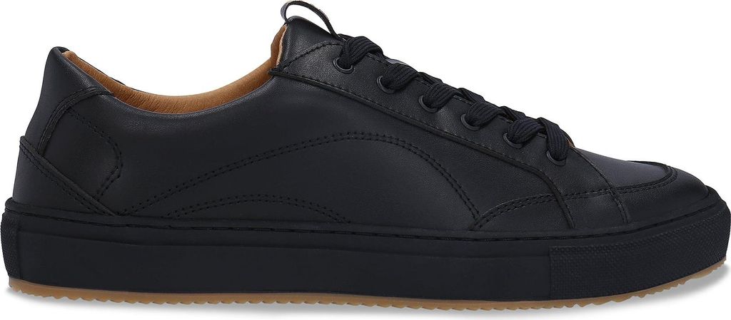Schwarze Klassische Vegan Sneaker (Ohne Leder) | Hergestellt in Portugal