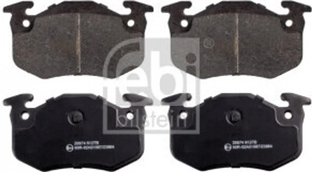 Plaquettes de frein anti-sifflement pour réparer Peugeot 106 II