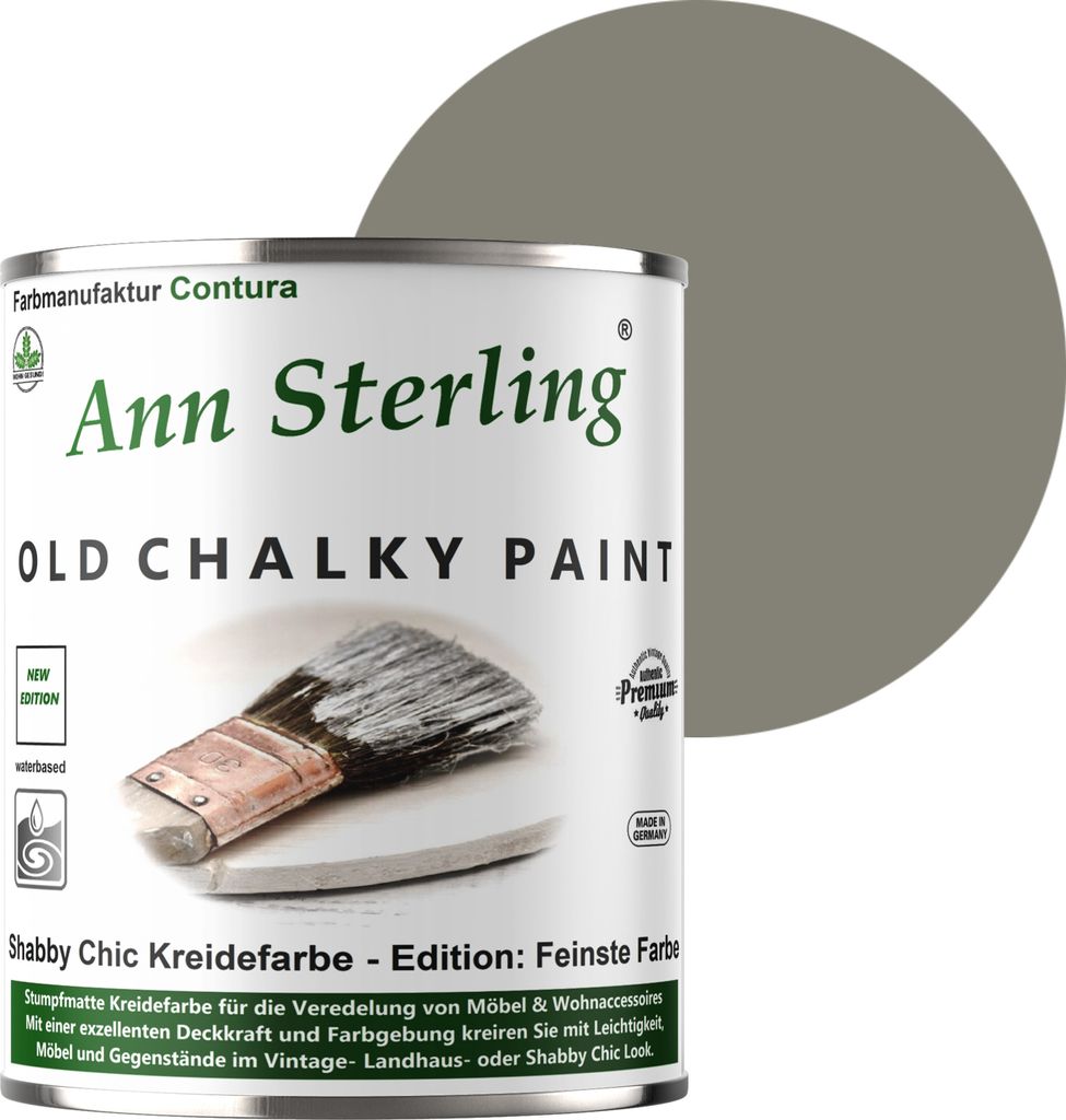 Ann Sterling Kreidefarbe Shabby Chic 750ml - Moongrey Produktbild 