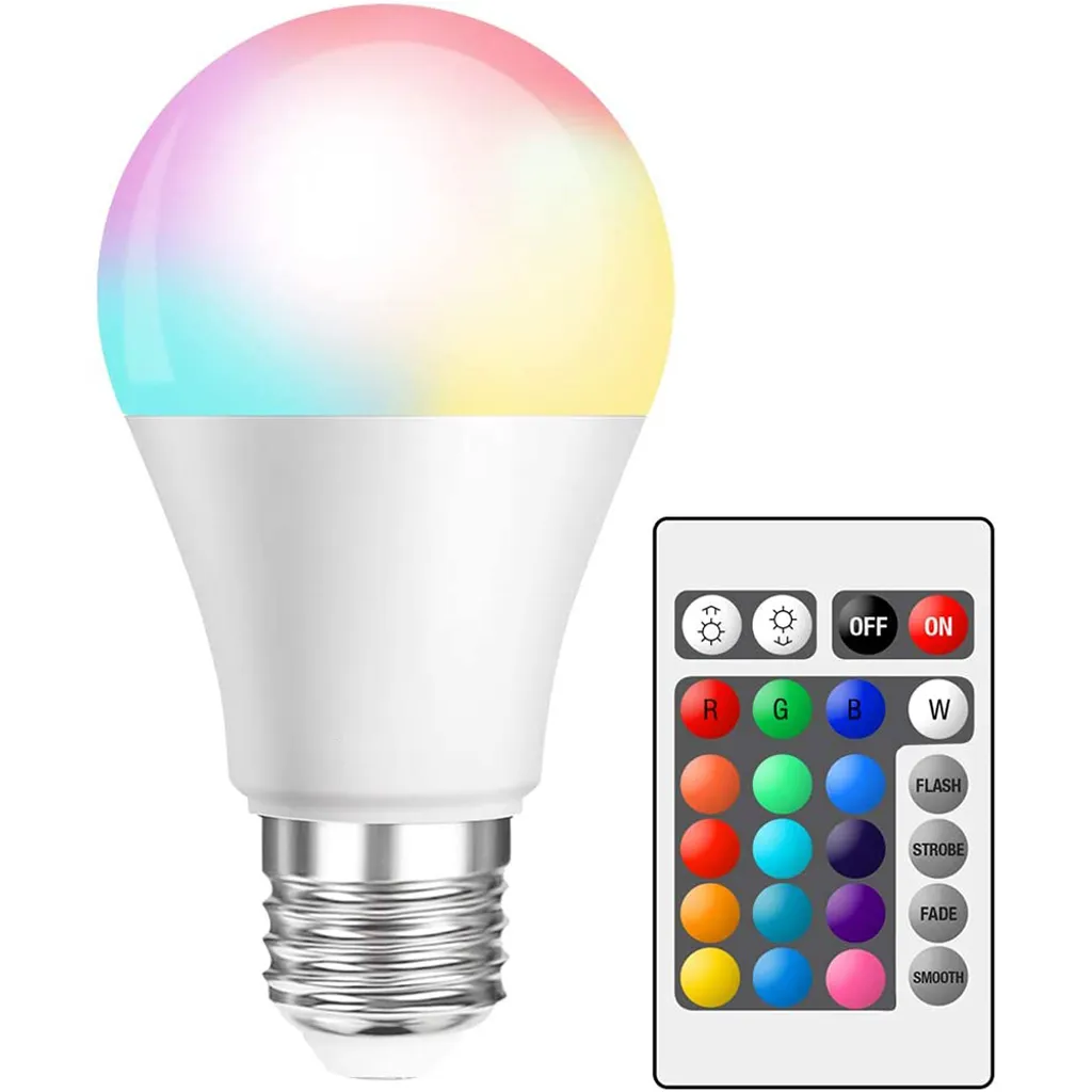 RGB LED Leuchtmittel Fernbedienung Beleuchtung dimmbar Farbwechsel Big Light 