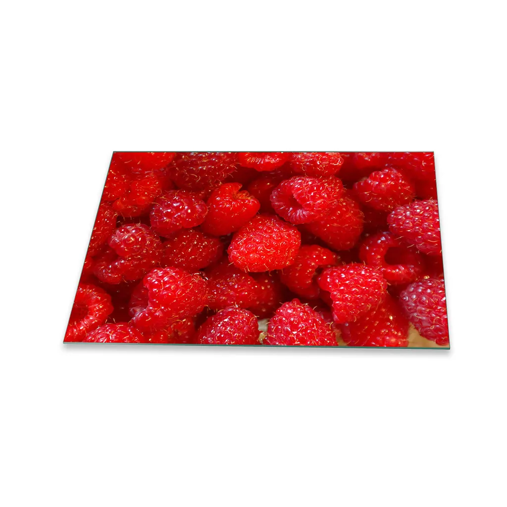 Piastra Vetro Copri Piano Cottura 80x52 Qualità Premium Frutta Rosso