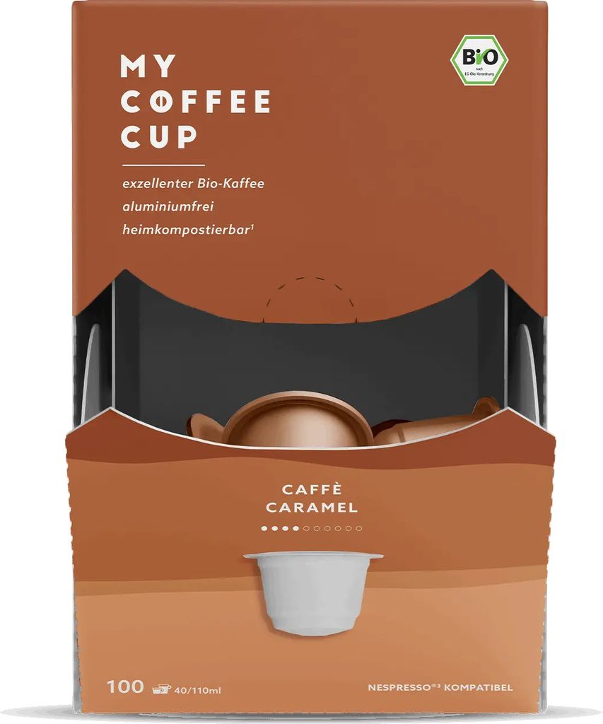 MY COFFEE CUP 101091 MY COFFEE CUP CARAMELKaffeekapseln, Image du produit 