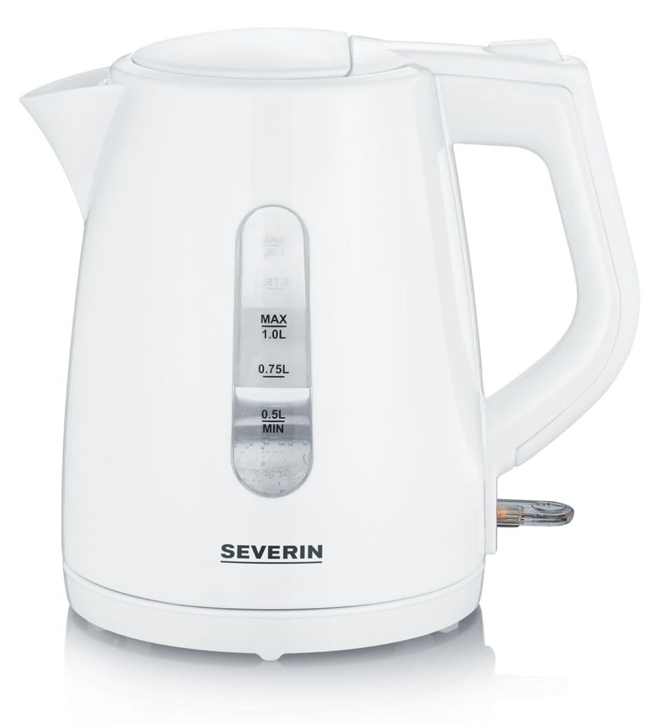 Severin WK 3411, 1 L, 2200 W, Biela, Indikátor úrovne vody, Obrázok produktu 