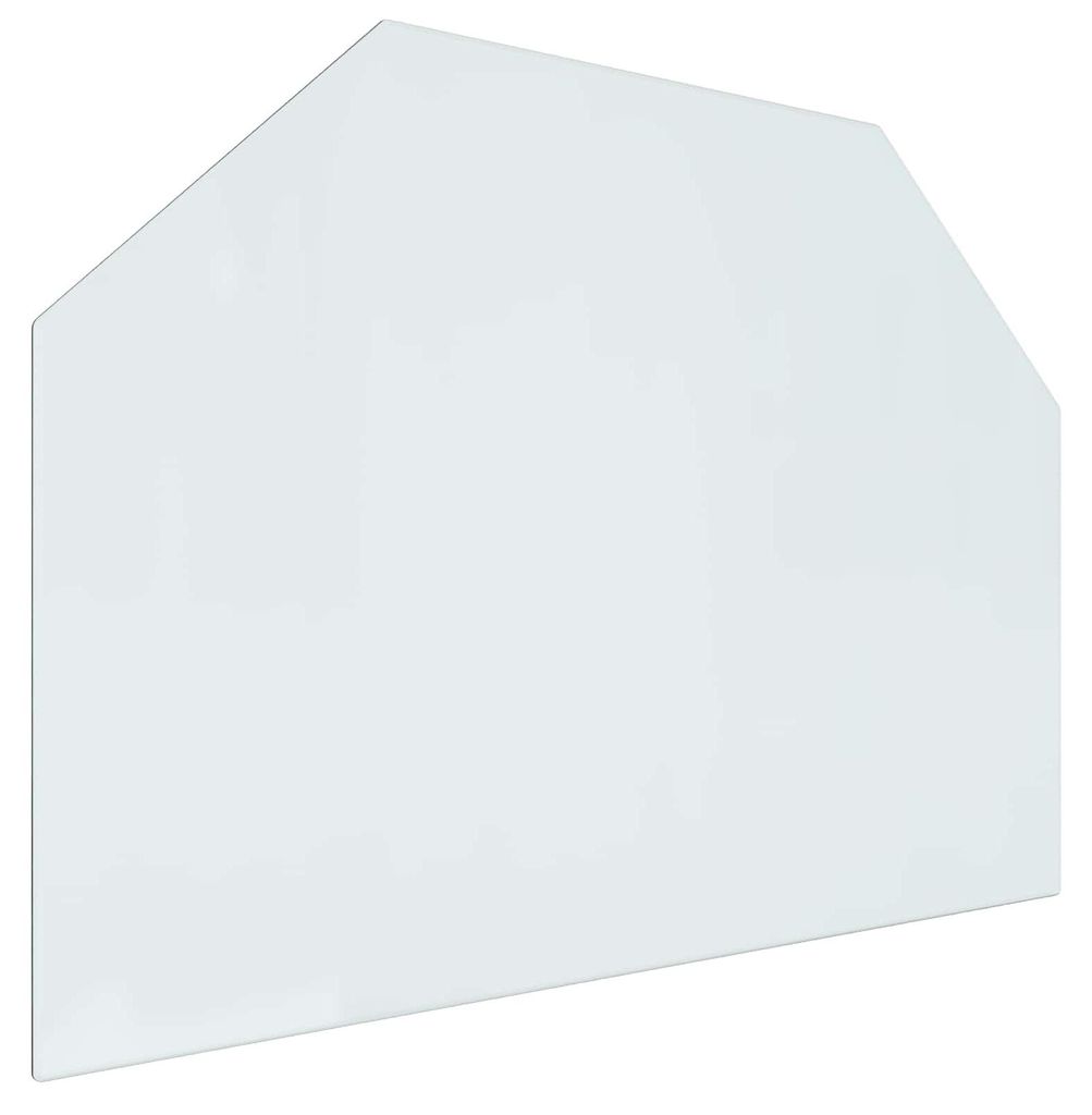 Feuerstelle Glasplatte Transparent 80 x 60 cm Glas