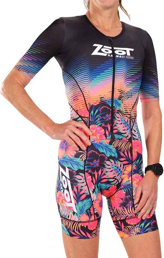 Zoot Ltd Tri Aero Fz Kurzarm-trisuit Mehrfarbig 2XL Frau Mehrfarbig 2XL