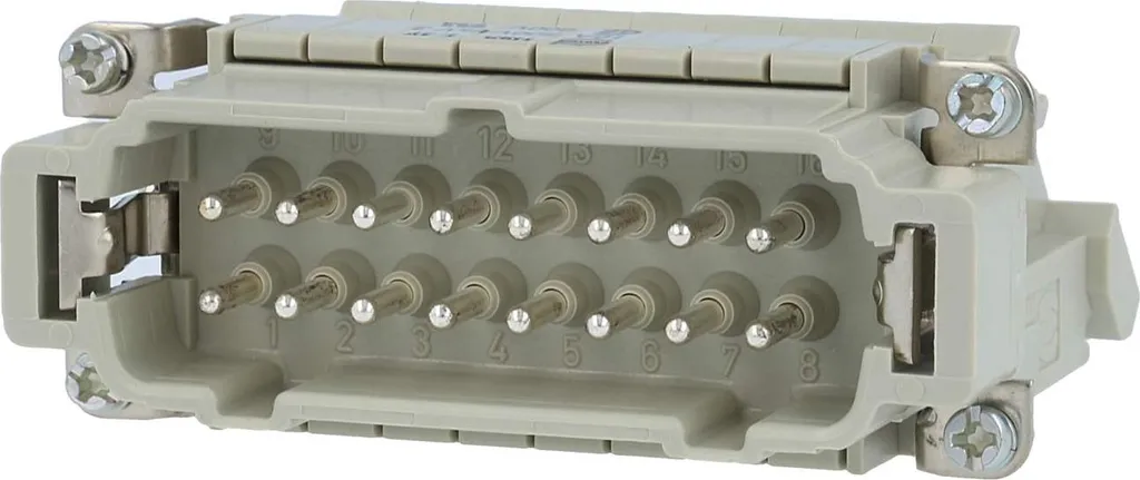 HARTING Han 16E 09330164625 Inserto Spina 16 Poli Distributore Sinistra