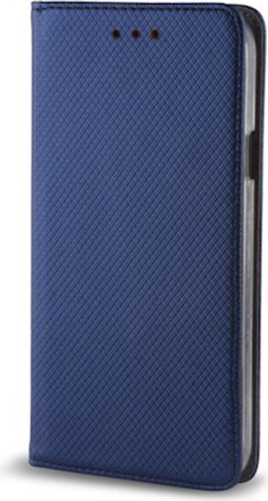 Smart Magnet Case Handyhülle mit Kartenfach und Magnetverschluss kompatibel mit Samsung Galaxy S25 Edge Dunkelblau