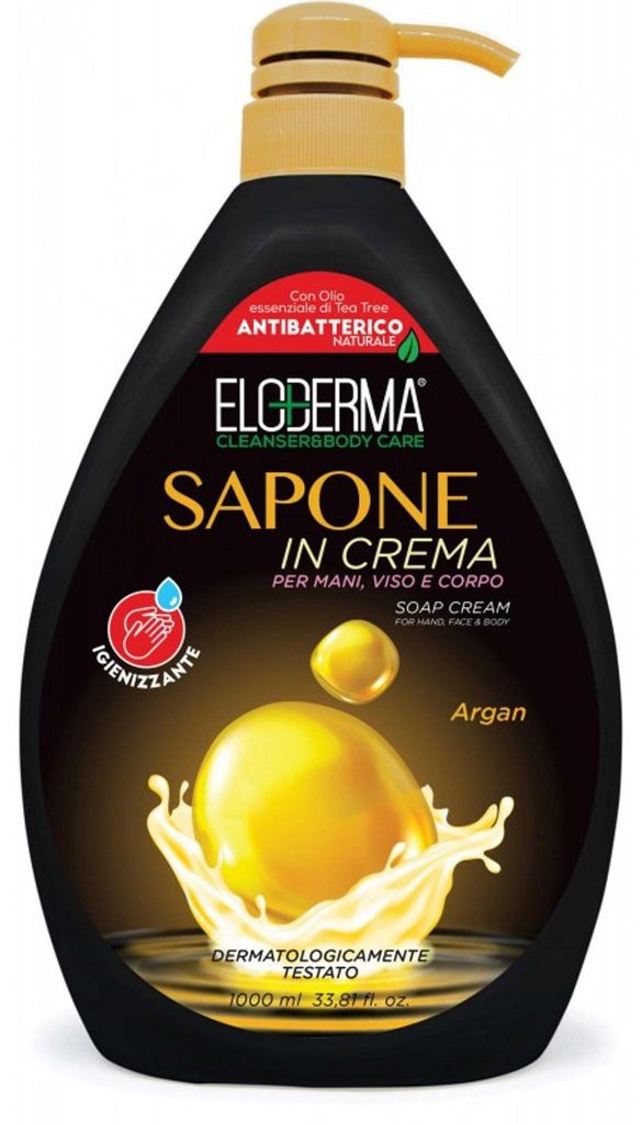 Savon liquide pour les mains à l'argan Sapone in Crema Image du produit 