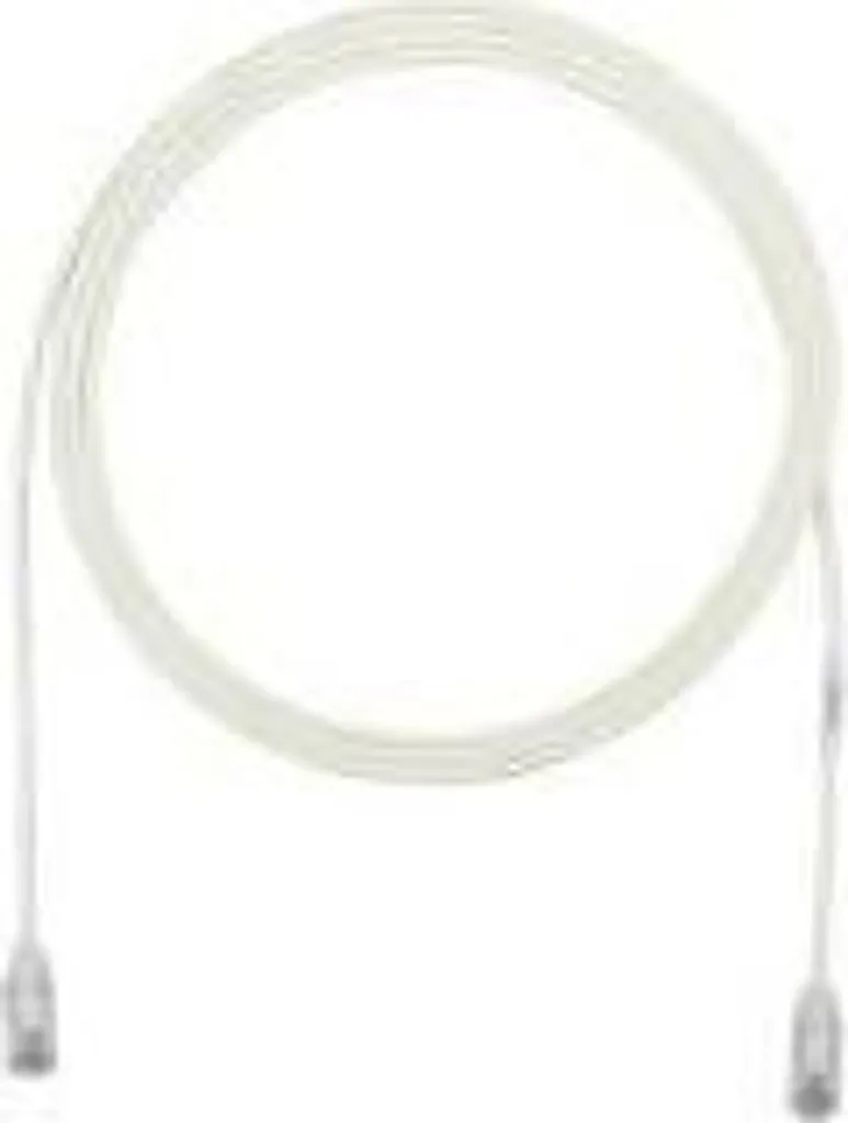 Câble réseau 2,5m Panduit Cat6 blanc - Idéal pour bureau et télétravail