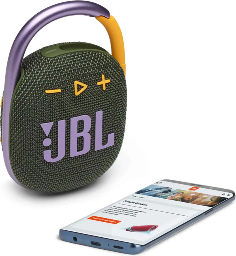 Cassa Bluetooth JBL Clip 4 Verde Foresta: Stile Urban e Suono Pro