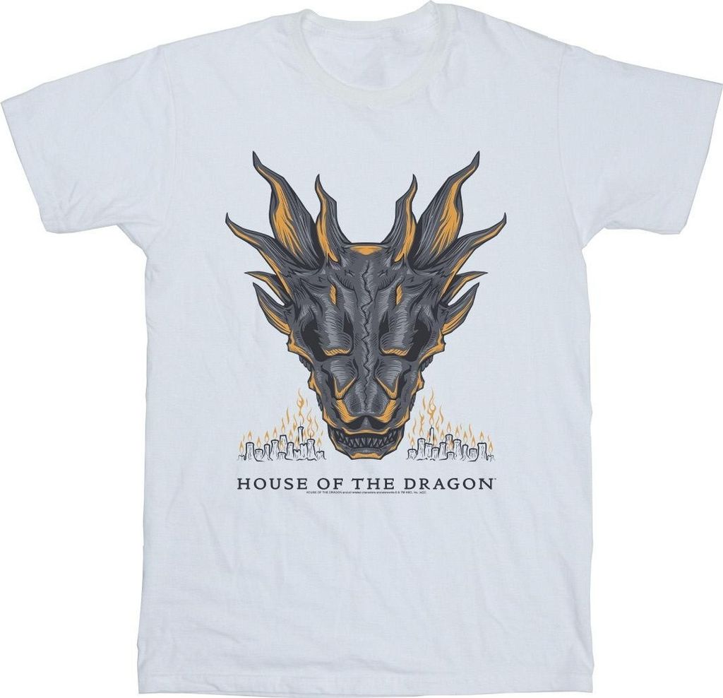 Game Of Thrones: House Of The Dragon - T-Shirt für Herren BI28838 (M) (Weiß)