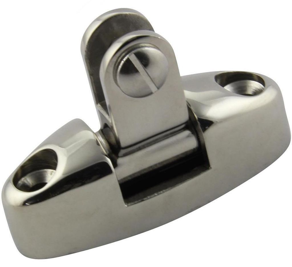AG-BOX Bimini Swivel 70x25x50mm Deck Hinge, 2 Stück