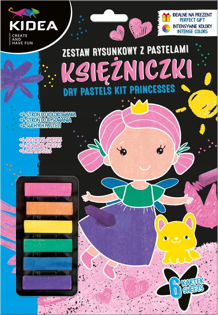 Kidea princesses pastell zeichnungsset
