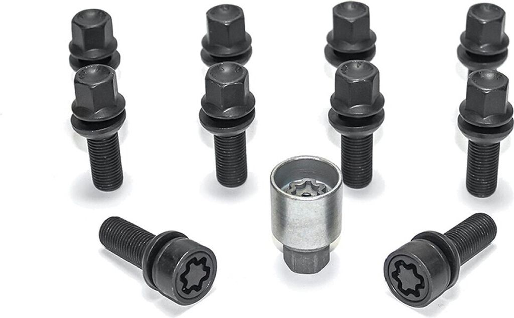 10x H&R Radschraube M14x1,5 M14 48mm SW17 17 mm B1454803SET