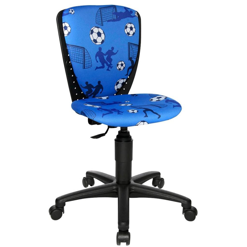 Topstar Kinderdrehstuhl High S'cool , 70570 CA40 gemustert, schwarz Stoff