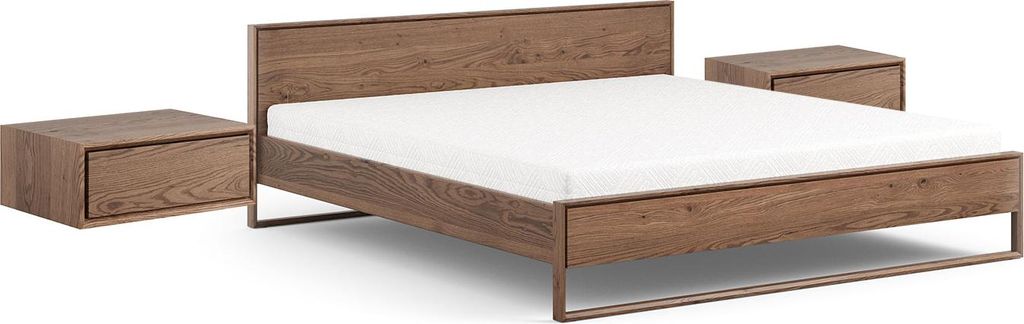 Schlafzimmer-Set Adria 3-teilig Massivholz geölt Ausführung wählbar