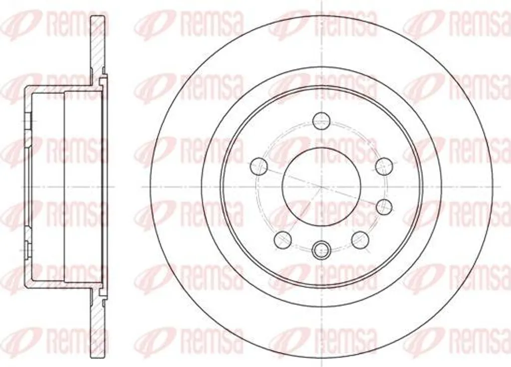 Disque de frein de remplacement pour Mitsubishi Lancer - Qualité OE