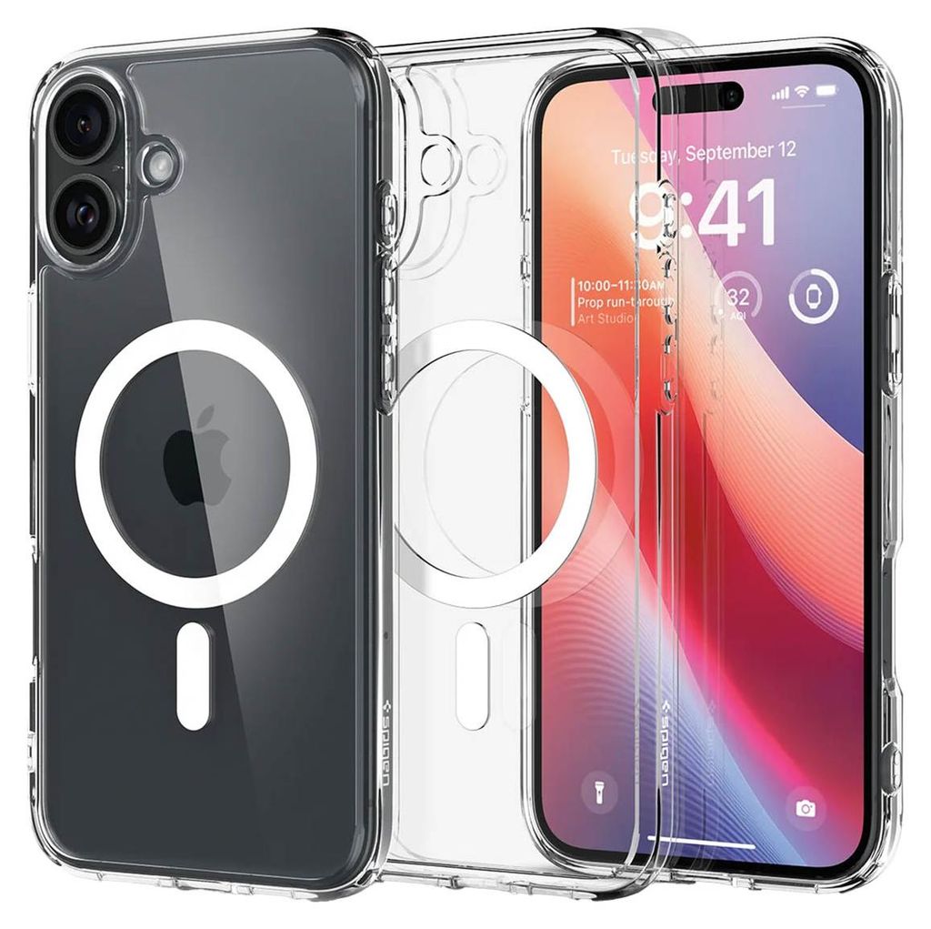 Spigen Ultra Hybrid (MagFit), Cover, Apple, iPhone 16, 15,5 Produktbild 