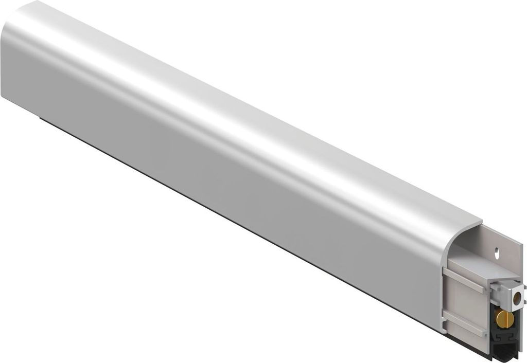Türdichter 1750, Breite 15 mm, Höhe 37,5 mm, Länge 1230 mm, Aluminium natur | Zugluftstopper