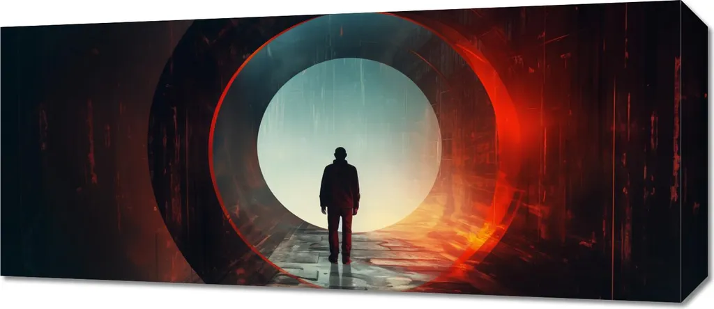 Offerta Quadro 70x30 Portale verso il Mondo | Spedizione Rapida