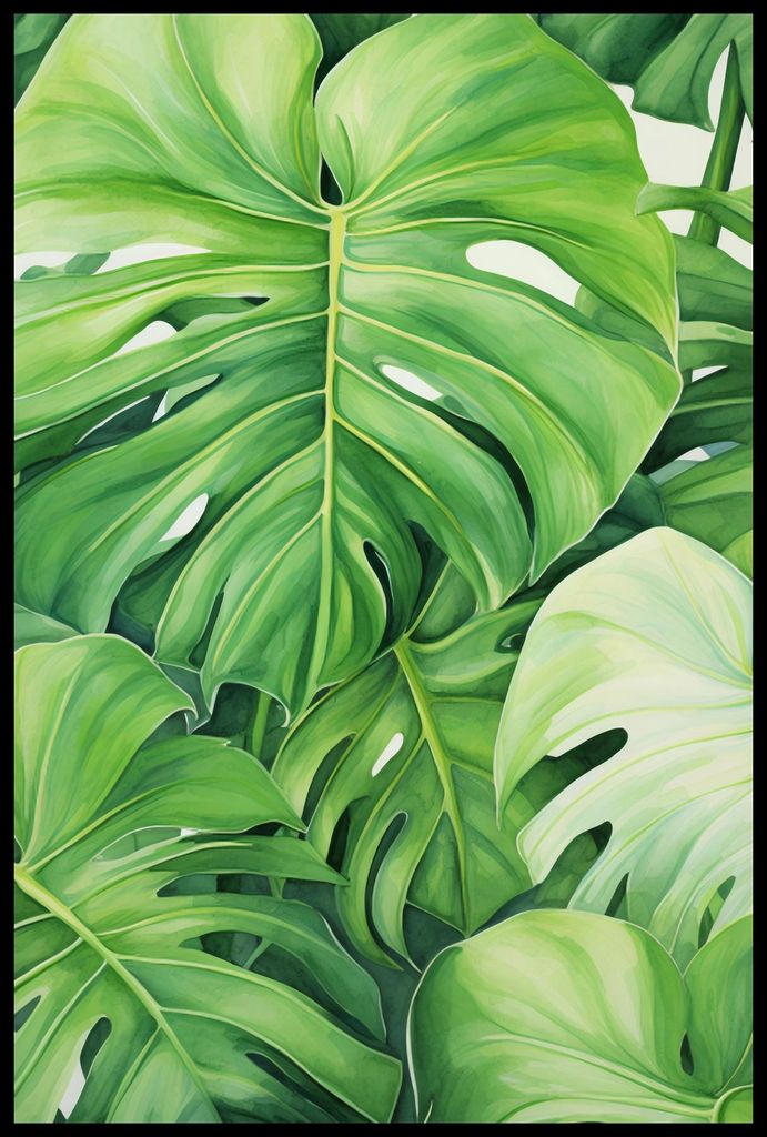 Plakat 61x91,5cm Geheimnisse der Blätter