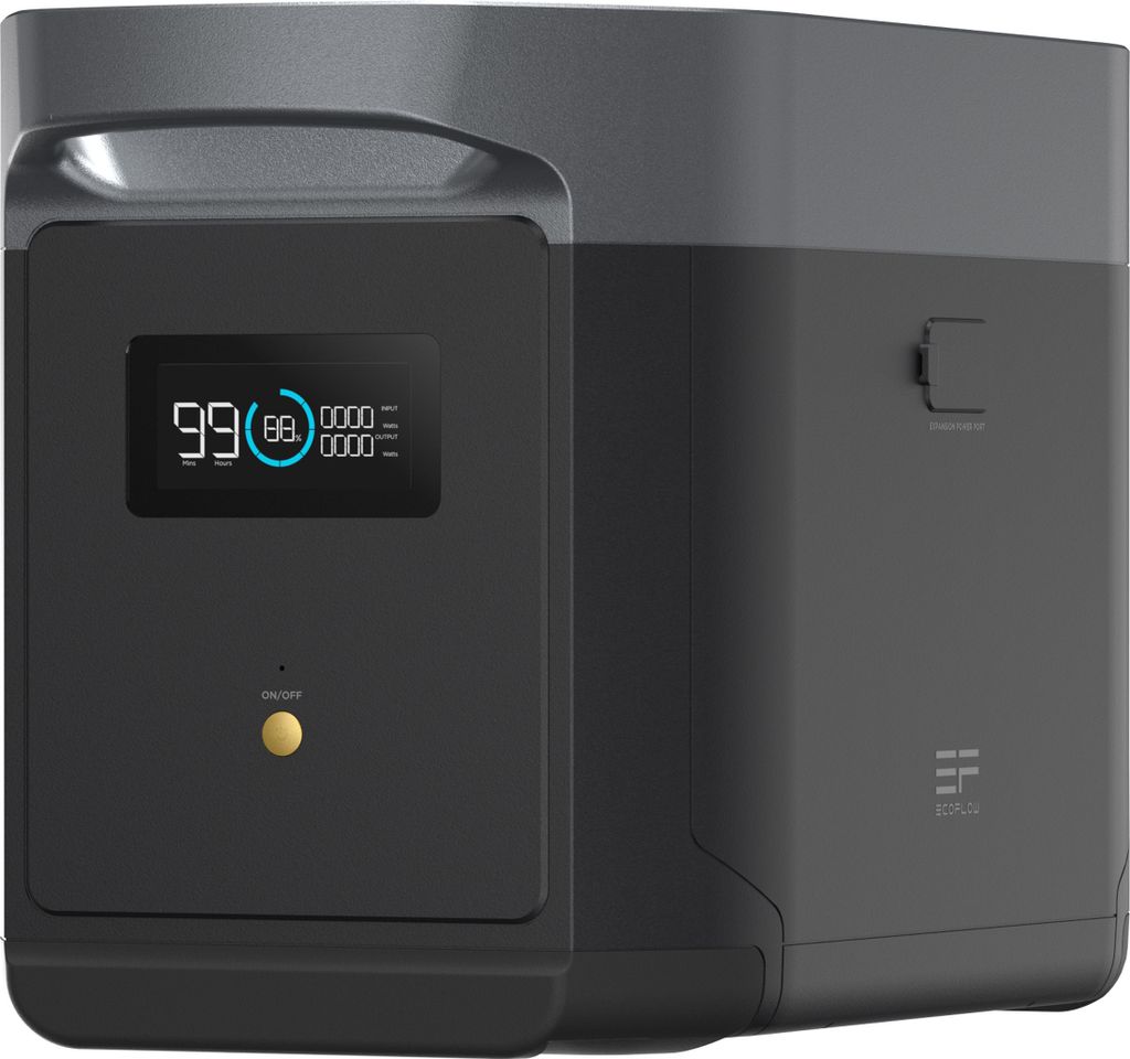 EcoFlow Zusatzbatterie DELTA 2 Max schwaz Produktbild 18