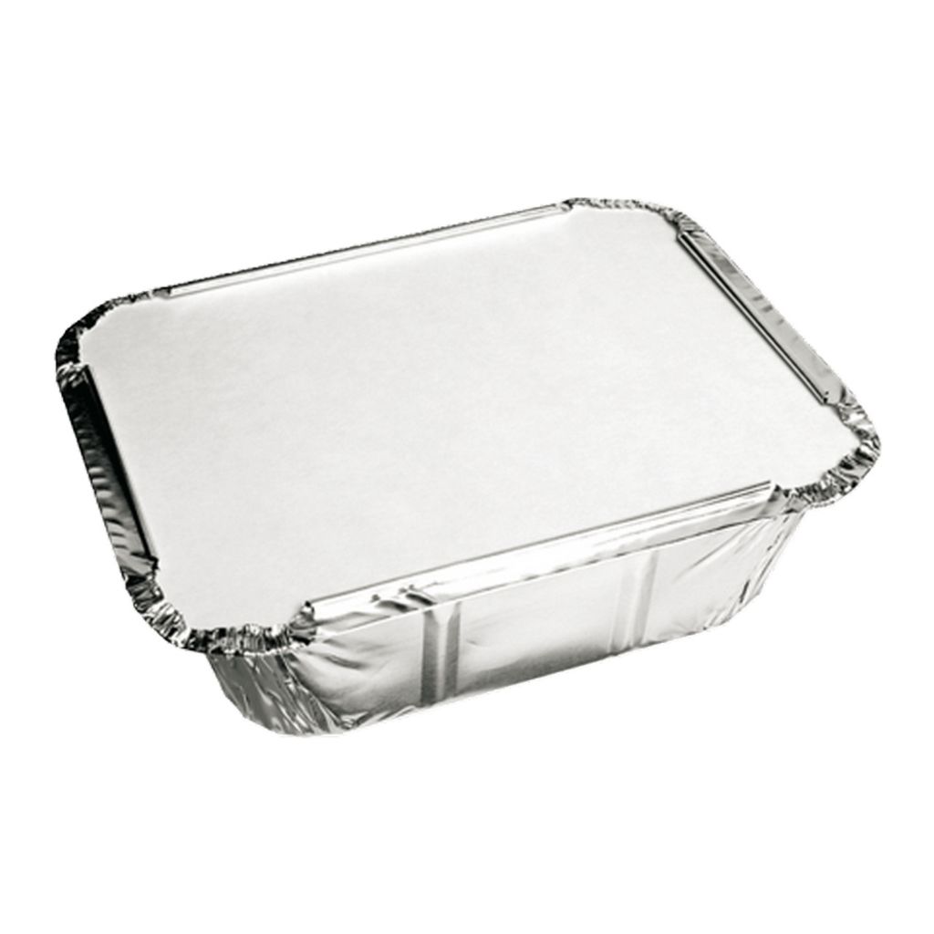 Klika - Bak | Aluminium mit Deckel | 140x120x40mm | Silber | 25 Stücke