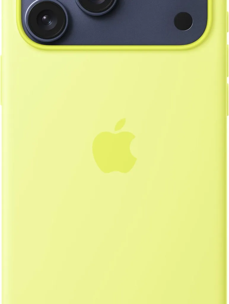 Apple iPhone 17 Pro Max Cover Silicone MGFM4ZM/A Giallo MagSafe