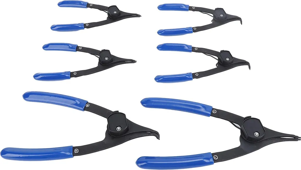 Coffret pinces à circlips intérieur extérieur réglables 6 et 8 pouces