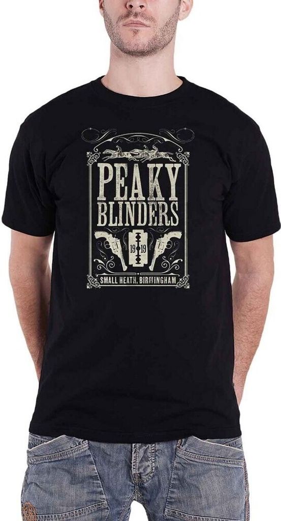 Peaky Blinders - "Soundtrack" T-Shirt für Herren/Damen Uni RO1194 (XXL) (Schwarz)