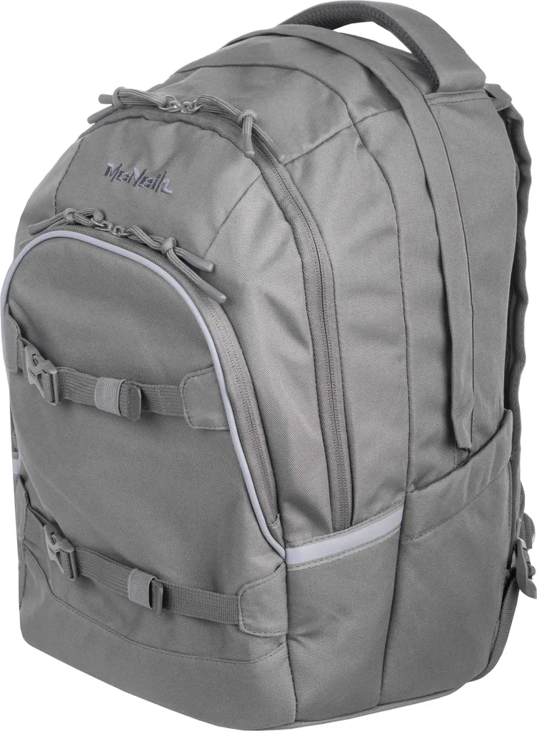 Sac d'école McNeill Milo léger et robuste - Design Grey Taupe