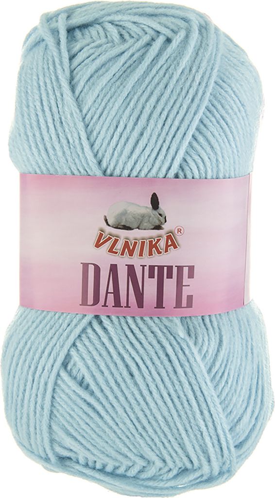 100g Strickgarn Dante Uni und Color Häkelgarn Handstrickgarn Winterwolle uni babyblau