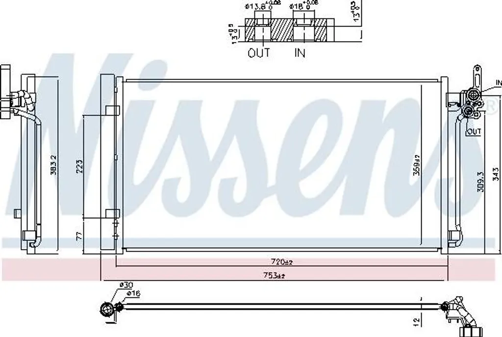 Condenseur de Clim LR115952 pour Réparer Votre Discovery Evoque