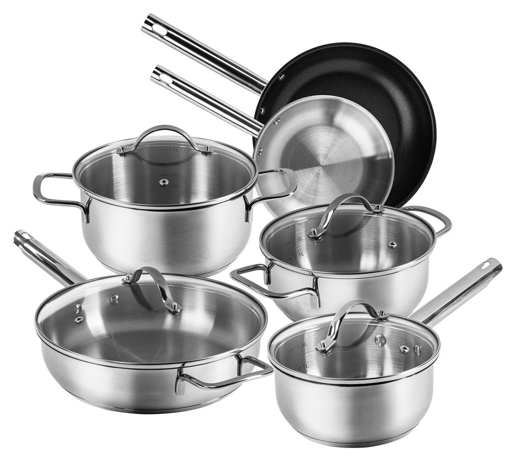 Karcher Topfset Jovita aus Edelstahl, Induktion, 10-teilig Produktbild 