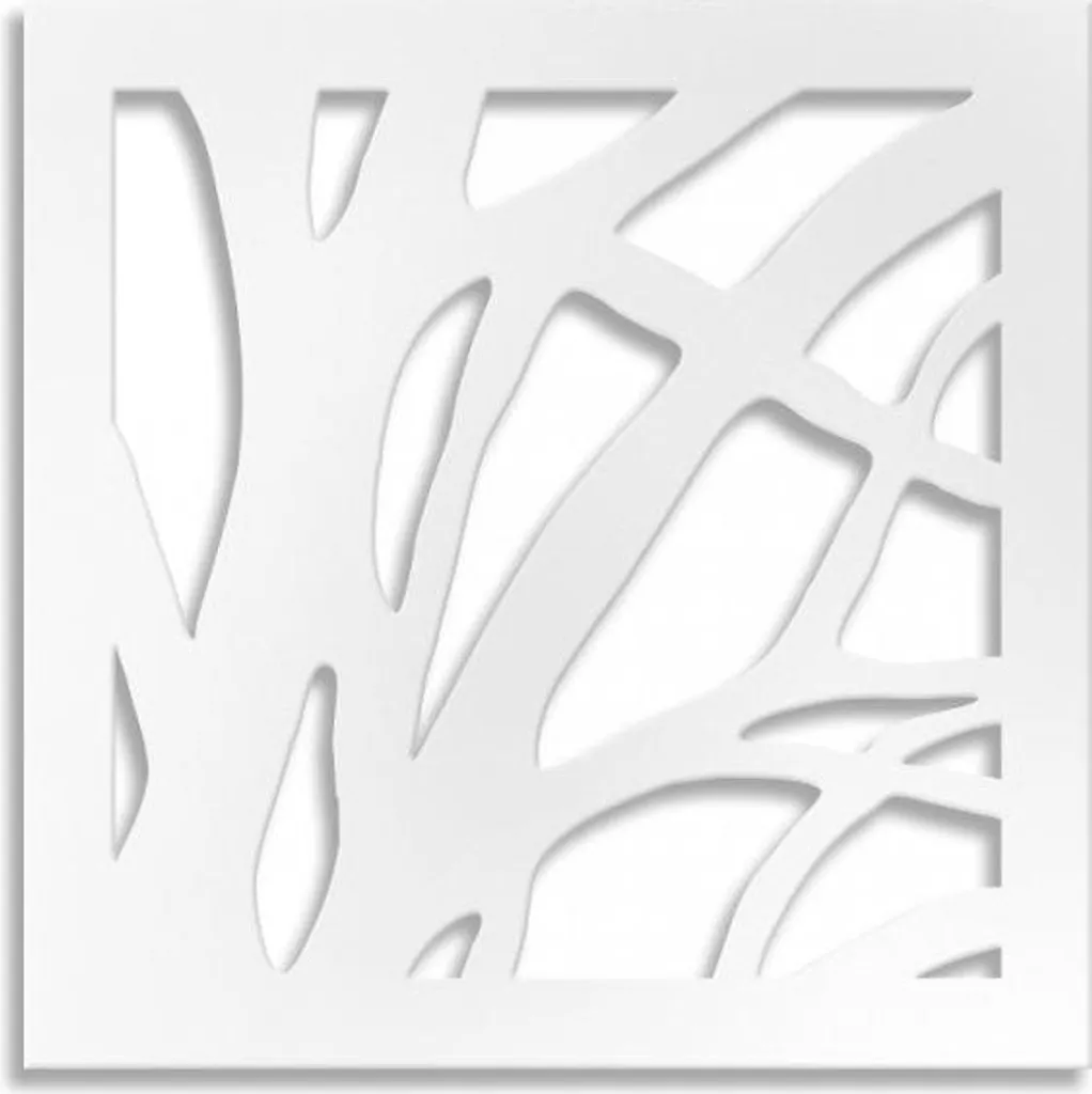 Pannello Parasole PVC Bianco 73x73 cm Modello ALBERO | Signorbit