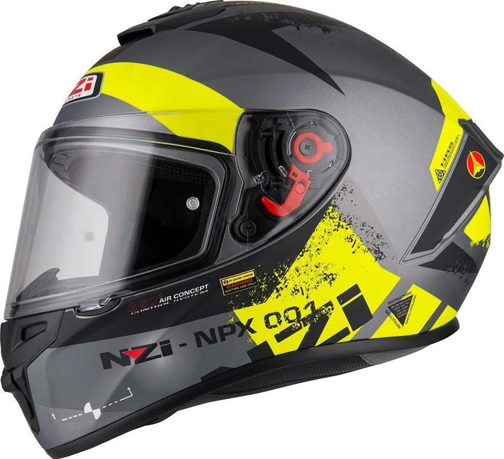 Nzi Trendy Integralhelm Schwarz 2XL Schwarz 2XL