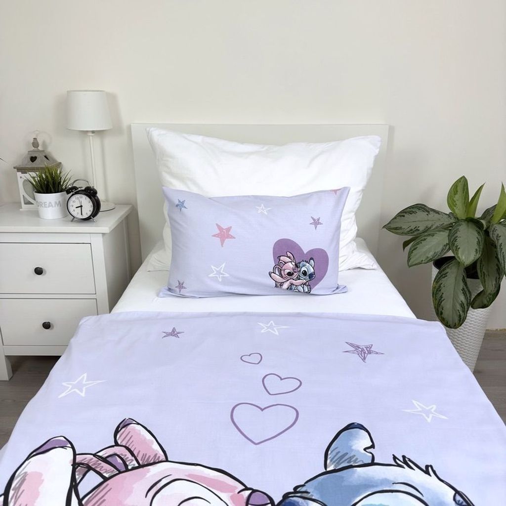 JERRY FABRICS Obliečky do postieľky Lilo and Stitch Fialové Obrázok produktu 4