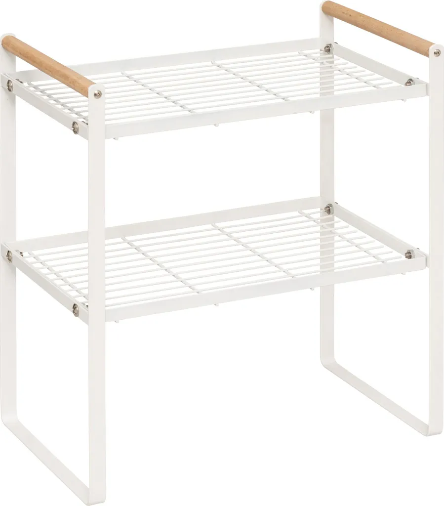 Organisez vos Petits Espaces avec l'Étagère Balm Blanche 2 Niveaux 33cm