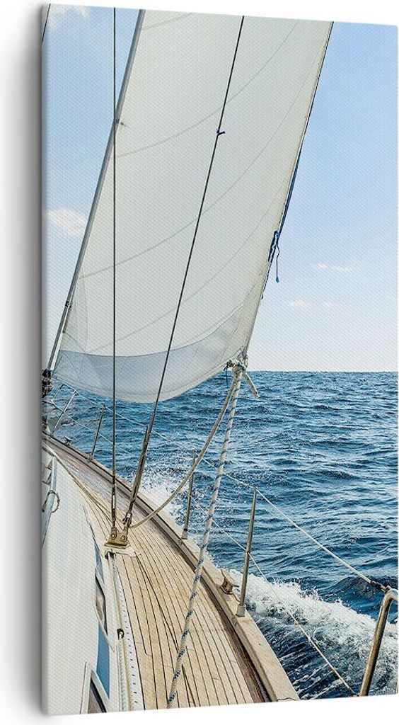Bild auf Leinwand - Leinwandbild - Meer Kreuzfahrt Segel - Produktbild 