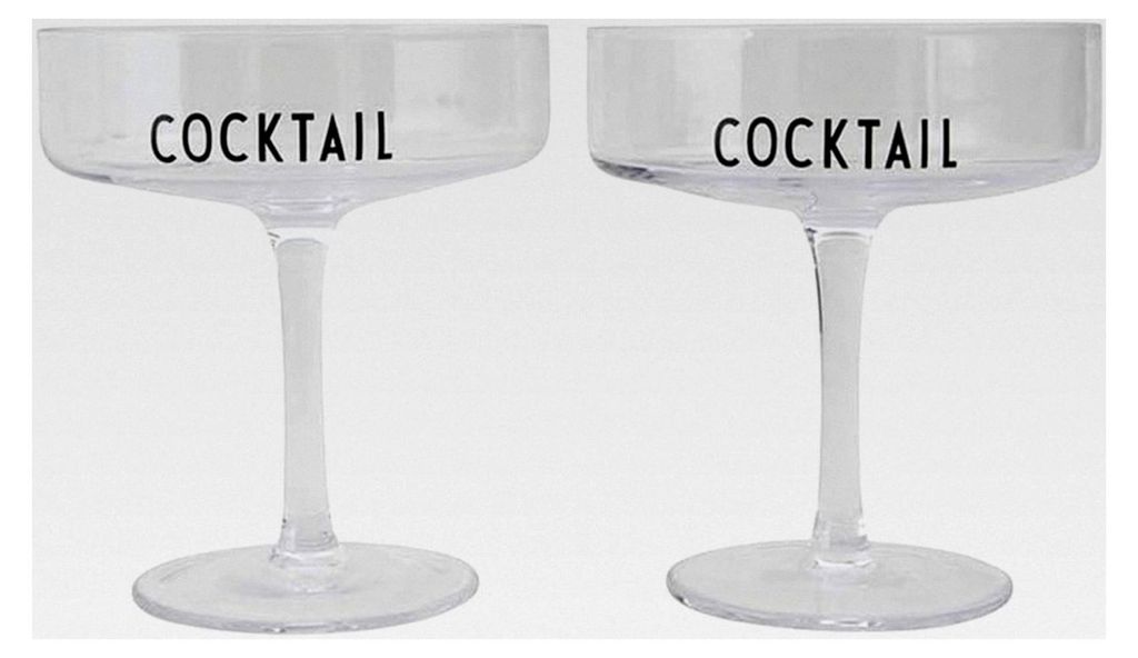 Cocktailgläser aus Soda-Kalkglas