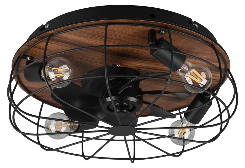 Wentylator sufitowy z lampą LED TRONDHEIM R61105032 Zdjęcie produktu 