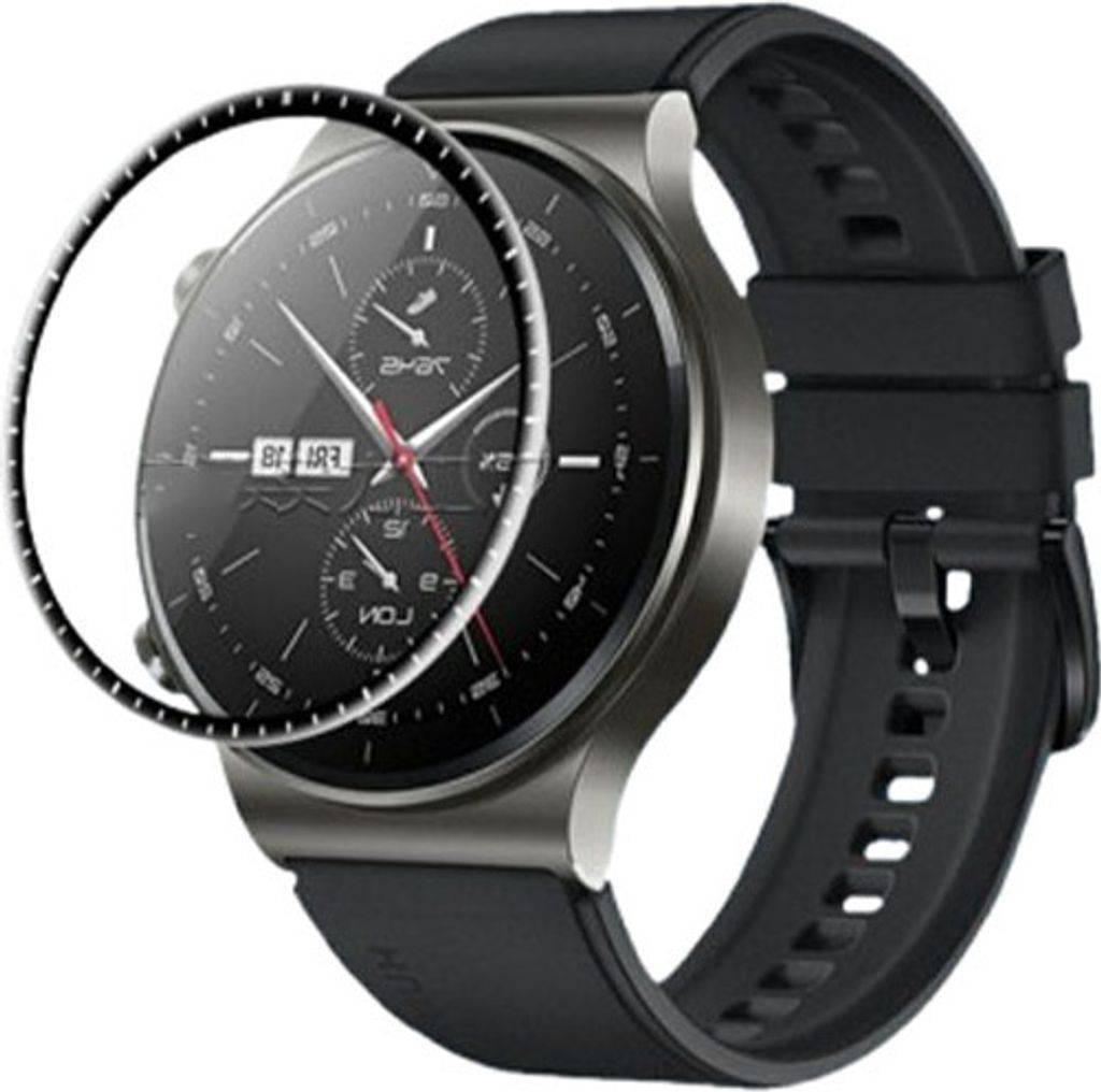 INF Displayschutz aus gehärtetem Glas für Smartwatch (2er-Pack) HUAWEI Uhr GT4 46mm