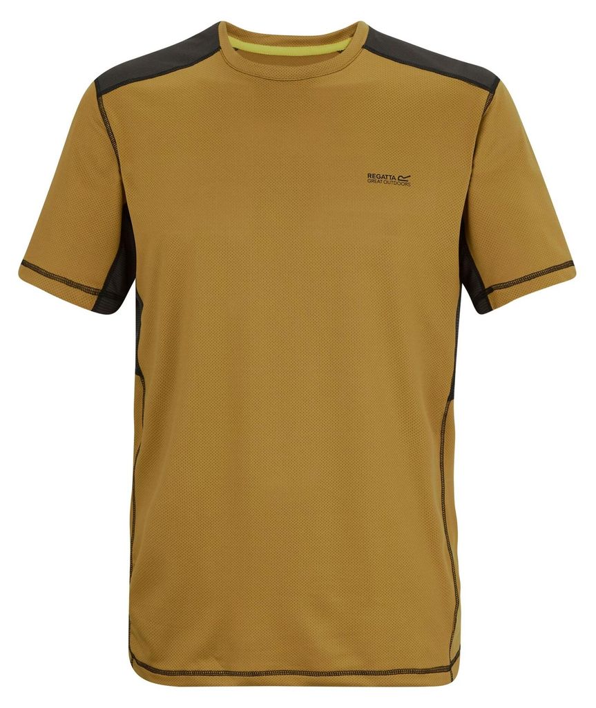 Regatta - "Virda" T-Shirt für Herren RG12707 (M) (Holzbraun/Schwarz)