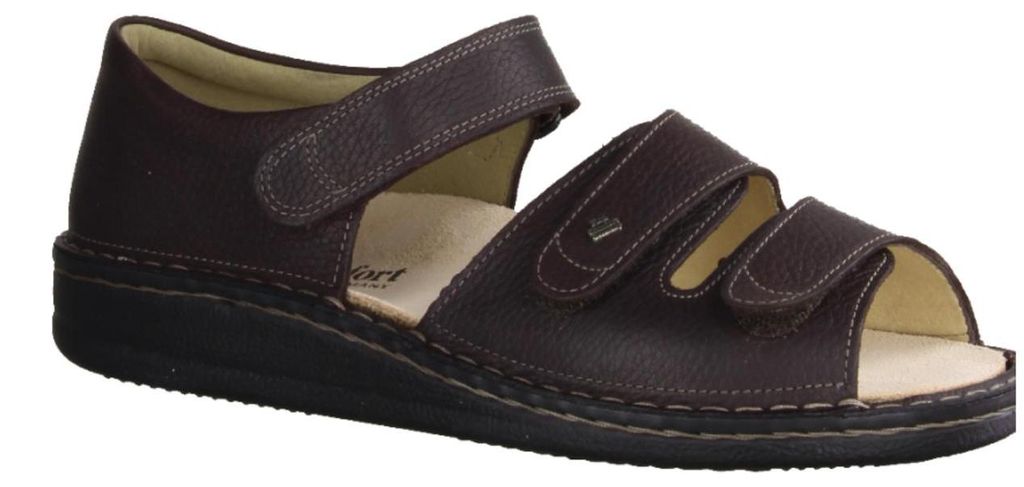 Finn Comfort Baltrum Herrensandale, Leder, Darkbrown, Produktbild 